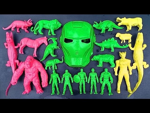 Siêu nhân nhện🔴dinosaurs jurassic world dominion: T-rex/animals/king kong/superhero mask/avengers