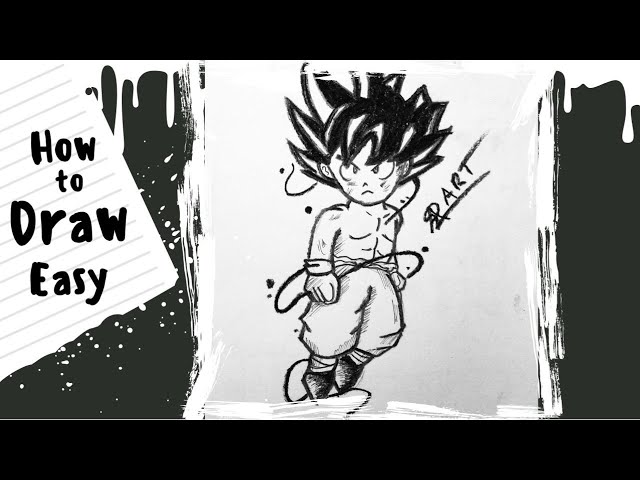 How to draw Goku