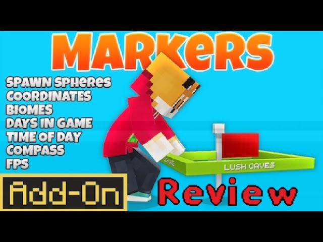 Minecraft Bedrock addon mod review Markers