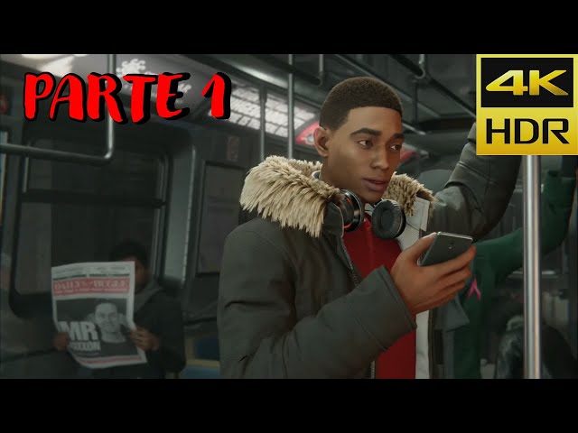 Spider-man: Miles Morales PS5 | Parte 1 | Gameplay Sin Comentarios | 4K HDR