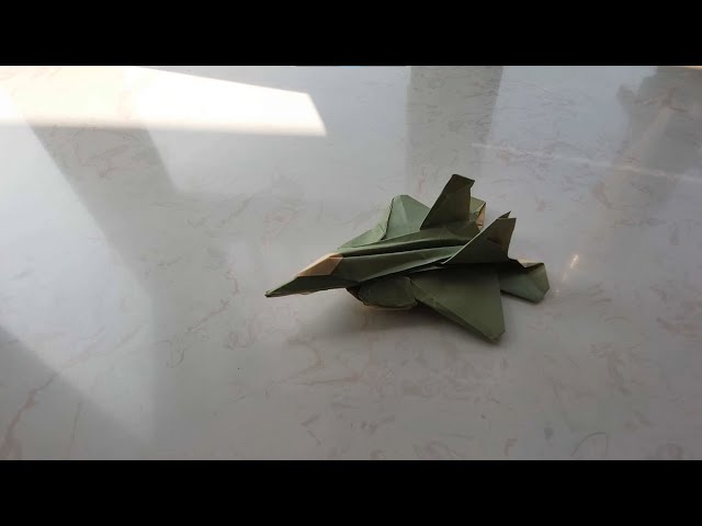 Origami Tutorial | F22 Raptor Fighter Origami Tutorial | DIY Handmade