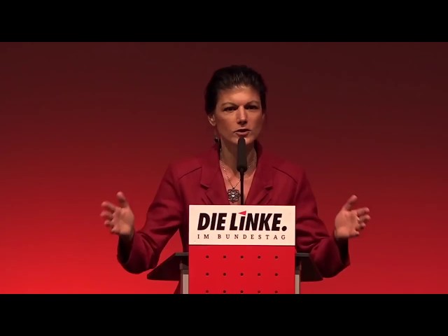 Sahra Wagenknecht beim Politischen Jahresauftakt der Linksfraktion