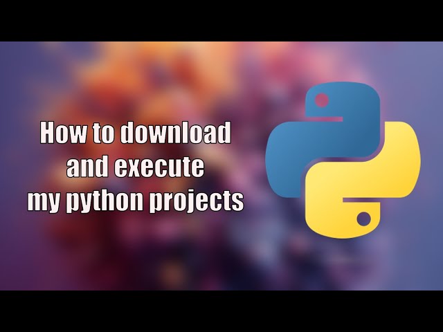 Installing my Python projects v1