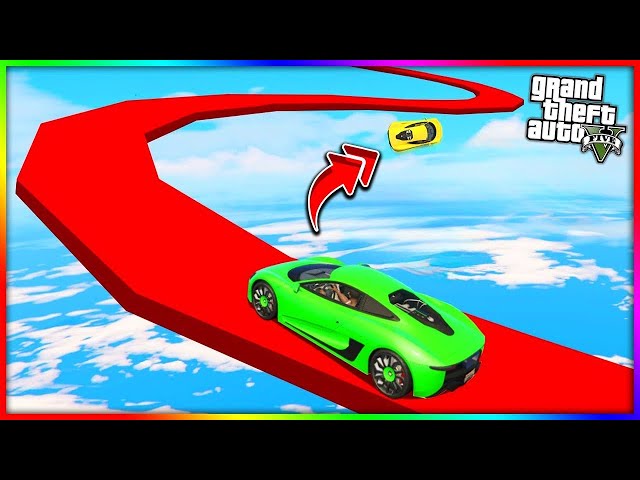 GTA 5 STUNT PARKOUR RACE