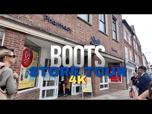 Boots Store Tour - Step Into The World Of Beauty and Makeup Accessories [4K]