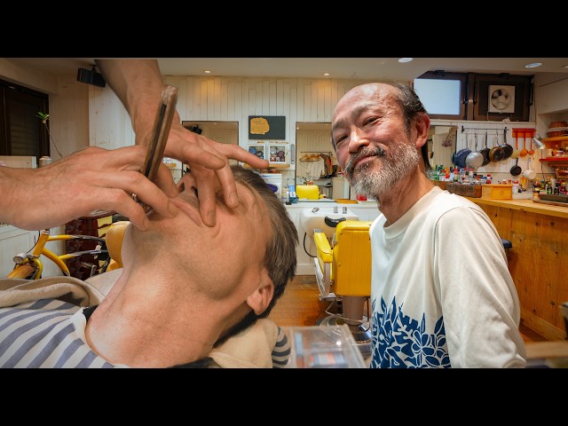 💈 A Relaxing Shave In Hair Craft Goro's Unique Cafe-Inspired Cozy Barbershop Oasis | Tokyo, Japan