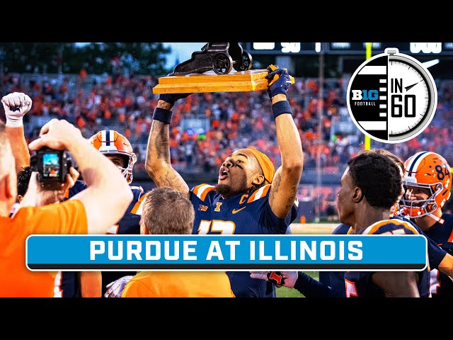 Purdue at Illinois | Oct. 14, 2024 | B1G Football in 60