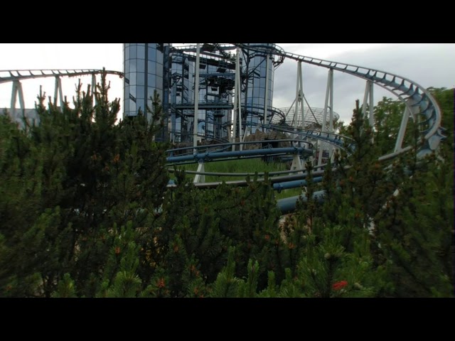 VR180 3D Video: Euro-Mir Roller Coaster Ride - Europapark 2018