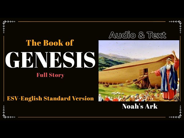 The Book of Genesis (ESV) | Full Audio Bible with Text by Max McLean