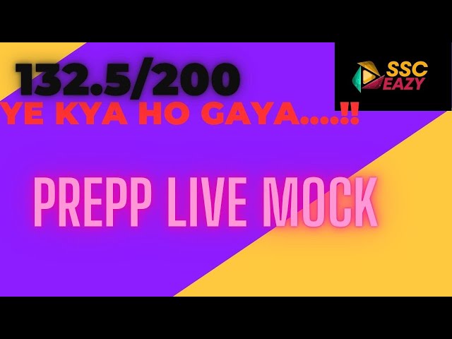 PREPP LIVE MOCK CHSL 2O25