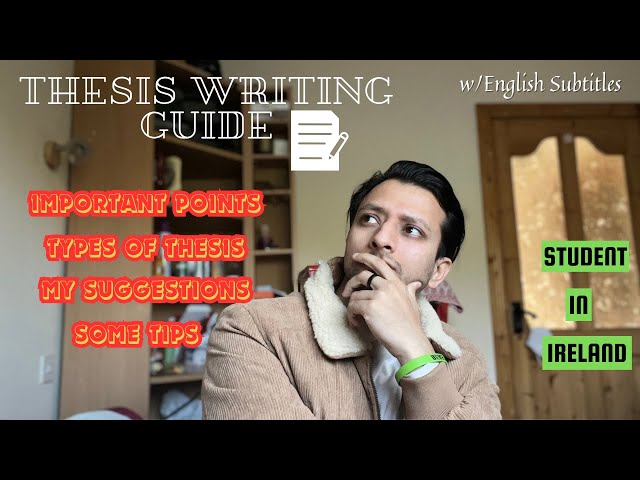 How To Write A Thesis? | Master Degree In Ireland | Student In Ireland