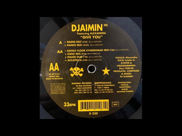 Djaimin   Give You Dancefloor Edit