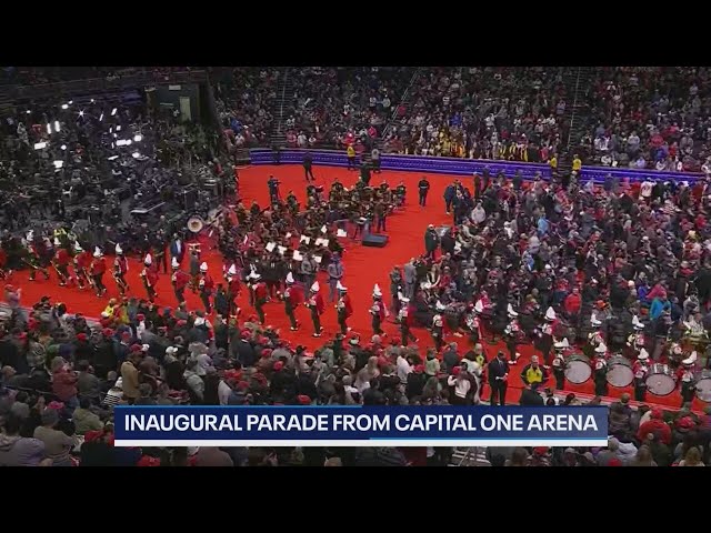 FULL PARADE: Trump's inaugural parade from Capital One Arena