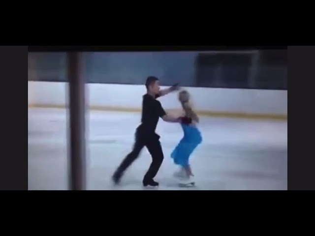 Golden Waltz - Nicole Rossi and Sasha Kirsanov - August 2014 - final International Ice Dance Test