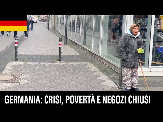 GERMANIA:IMMAGINI INCREDIBILI DA KREFELD🇩🇪[crisi economica..ottobre 2024]