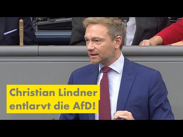 Christian Lindner entlarvt AfD!