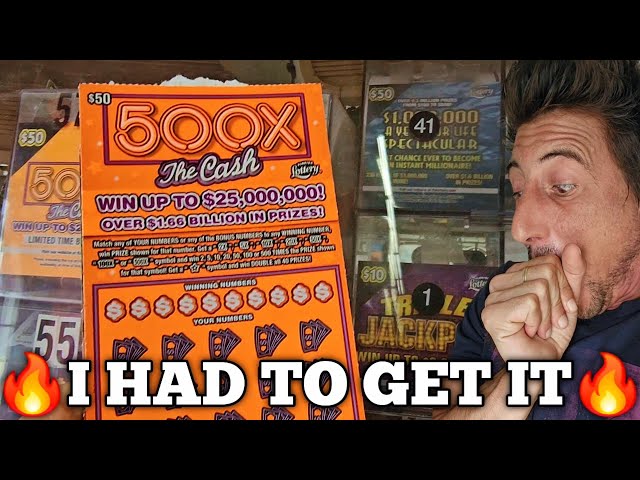 🔥I Had To Do It!!! $50 500X Ticket!! | Scratch Life🚀