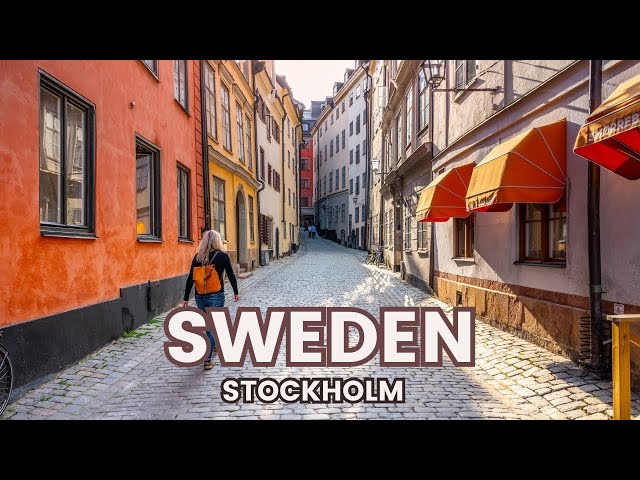 Stockholm's Enchanting Old Town in 4K 🇸🇪 💙 💛