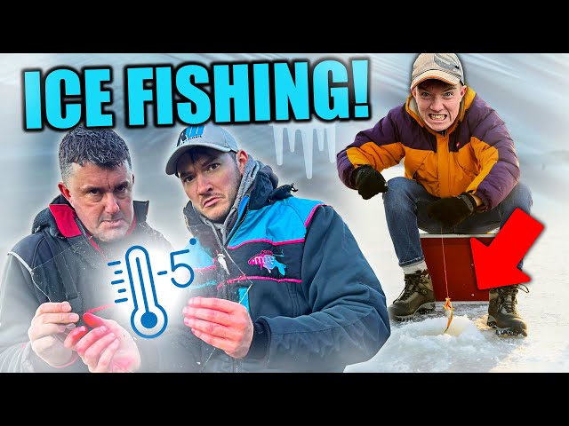 Fishing a FROZEN LAKE | Time Challenge