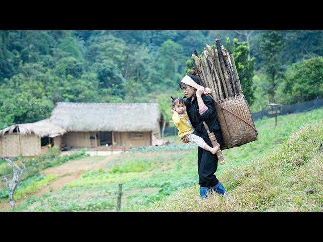 FULL VIDEO/ 60 days: The Difficult Life of a Single Mother in the Mountains, Gardening & Cooking