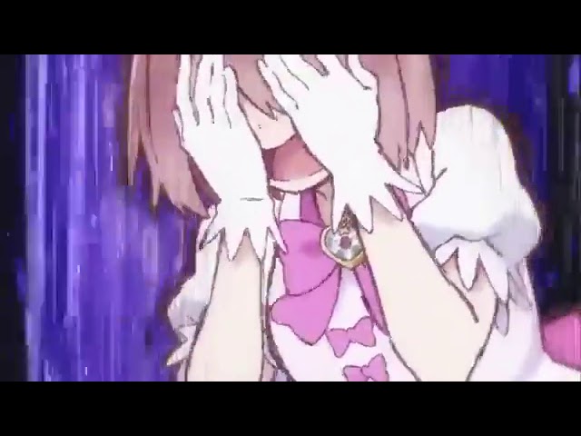 Anime girl screaming in shame