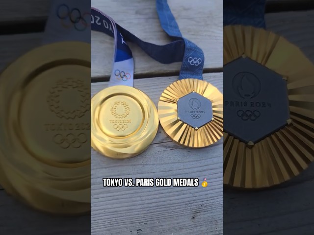 Which gold medal looks better? (via ViktorAxelsen/X)