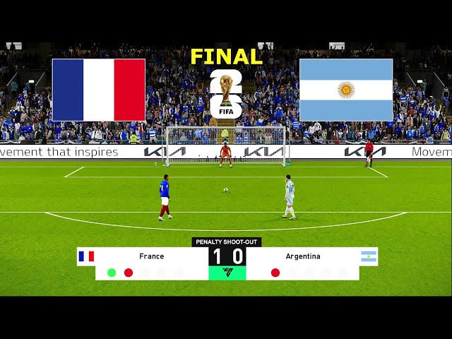 France vs Argentina - Penalty Shootout | FIFA World Cup 2026 Final | Mbappe vs Messi | eFootball