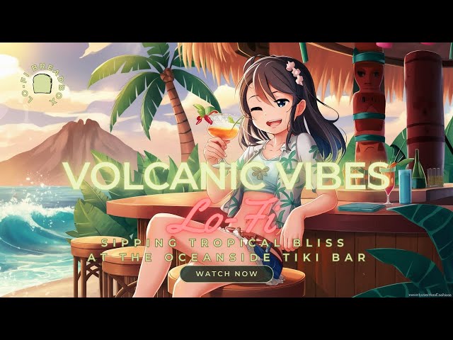 Volcanic Vibes: Sipping Tropical Bliss at the Oceanside Tiki Bar