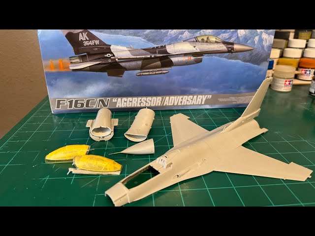 Tamiya 1/48 F-16 Aggressor Part 2