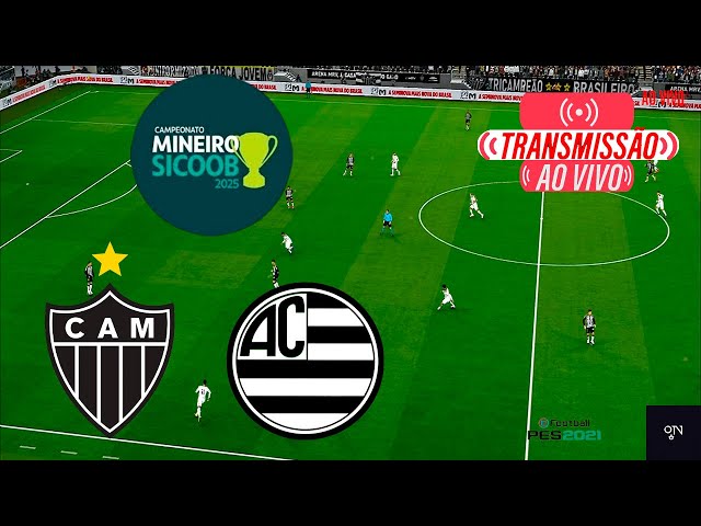 ATLÉTICO MINEIRO X ATHLETIC CLUB | CAMPEONATO MINEIRO | AO VIVO E COM IMAGENS NO PES 21