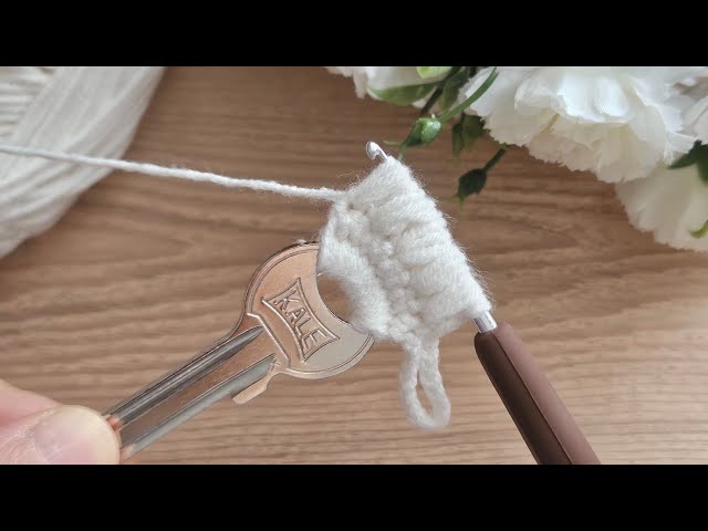 📌📌İNCREDİBLE‼️You'll love what I did with the key💯easy keychain/amigurumi keychain #crochet#knitting