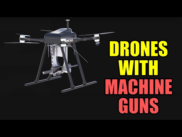 Drones with Machine Guns in Turkey