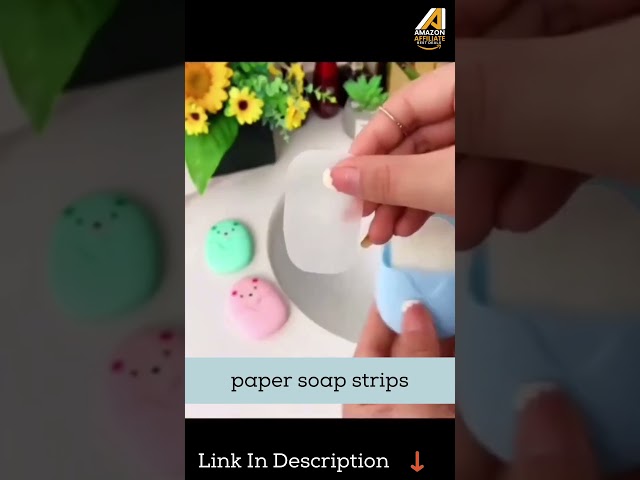 Paper Soap Strips Online😎  #shorts #reels #insta #tiktok #gadgets