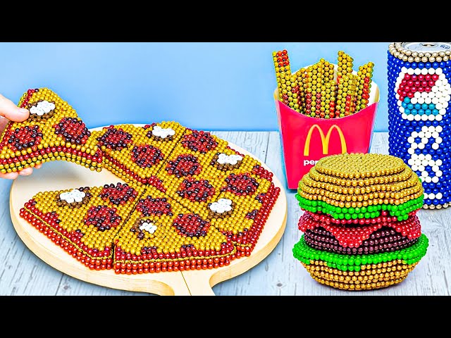 Best of FAST FOOD Magnet Cooking | Pizza, Burger & Fries SATISFYING and FUNNY Videos