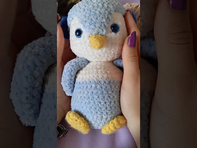 Aprenda a fazer amigurumi do 0 em alguns segundos 🩵☁️ #croche #amigurumi #tutorials