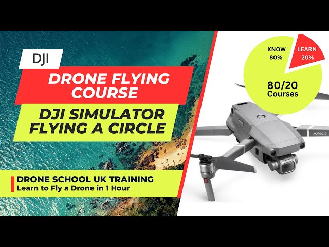 DJI Flight Simulator | Flying Circles moving on the Figure of Eight flowing flight Patterns