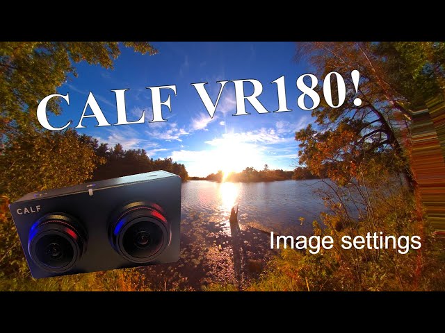 #CalfVR Fun VR180 Image Settings Test! Virtual Reality Camera!😎