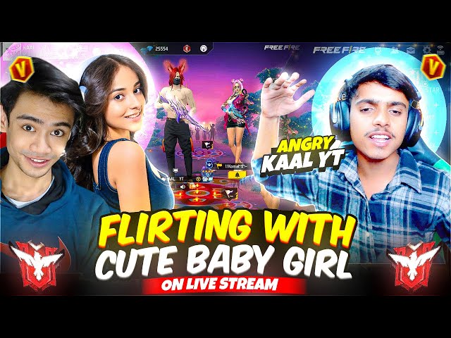 FLIRTING RANDOM CUTE GIRL FROM RAISTAR V BADGE ACCOUNT😱 Kaal Yt