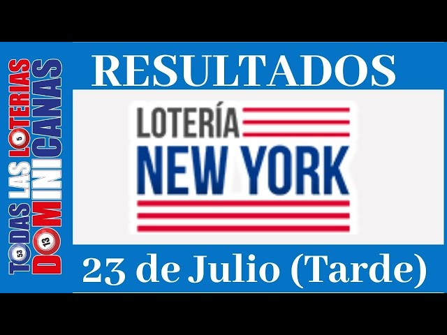 Lotería New York Tarde Resultados de hoy 23 de Julio del 2021 #todaslasloteriasamericanas