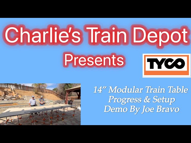 14 Foot Train Table Progress & Setup Demo By Joe Bravo