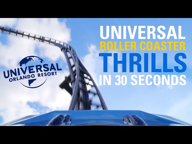 Universal Roller Coaster Thrills in 30 Seconds