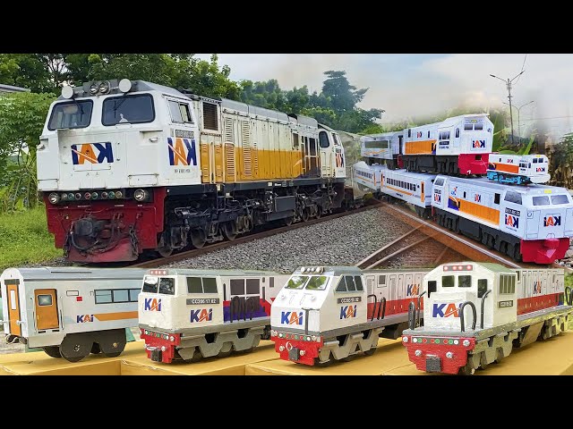 Kereta Api Kayu, Kereta Thomas, CC201, CC206,CC203, Kereta Railking, Kereta Cepat, Toys Train Videos