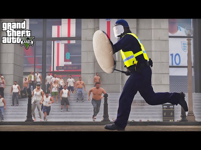 England Football RIOT! | UK GTA 5 LSPDFR Mod