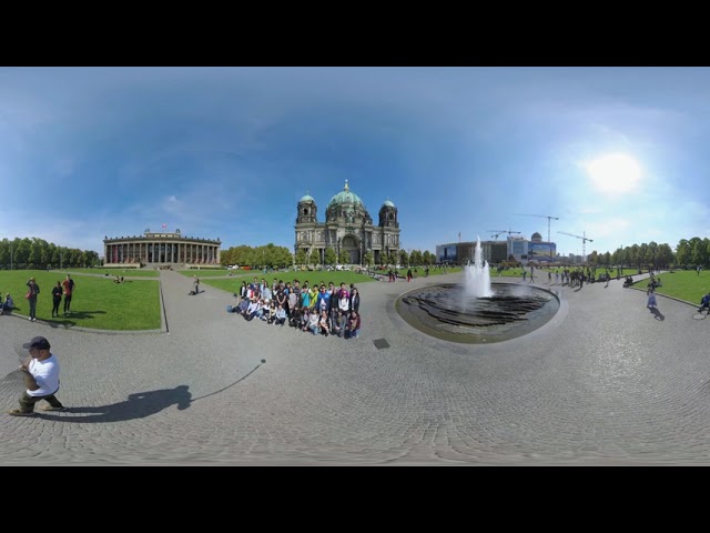 Berlin's MUSEUM ISLAND (Museumsinsel) in 360 degrees 4k