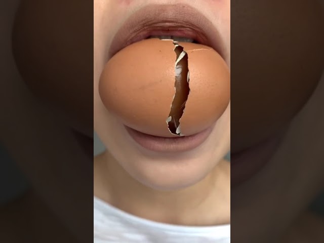 asmr EGG eating sounds