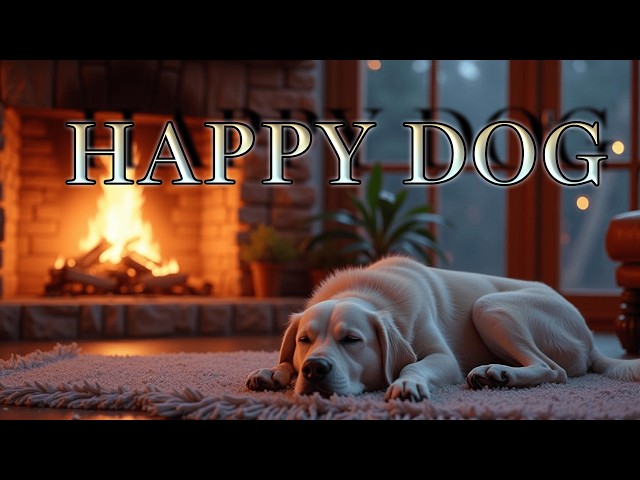 🐶Music for dogs to fall asleep easily - dogs fun all day🍄HAPPY DOG relaxing free day