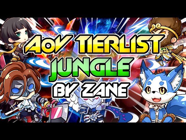 NEW JUNGLE TIERLIST (UPDATED)  | Top 1 | Conqueror | Arena Of Valor / ROV / Liên Quân / 傳說對決 / 펜타스톰