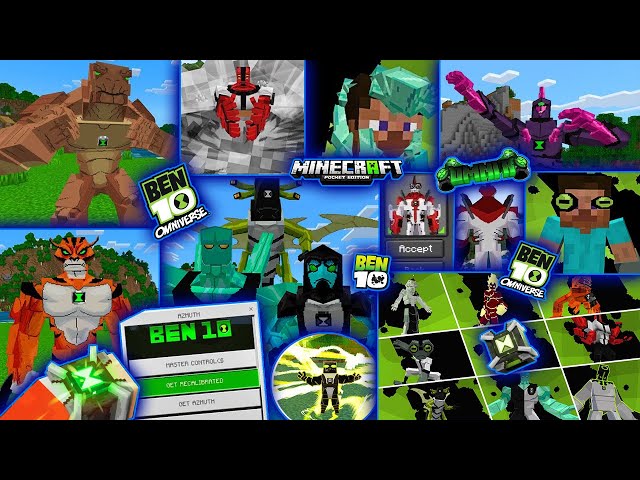 This Ben 10 Addon is INSANE! | New Omni R Addon/Mod For Minecraft PE! (1.20+)