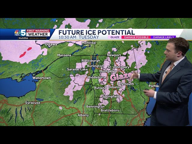 Video: Quiet Monday, freezing rain early Tuesday (11-25-24)