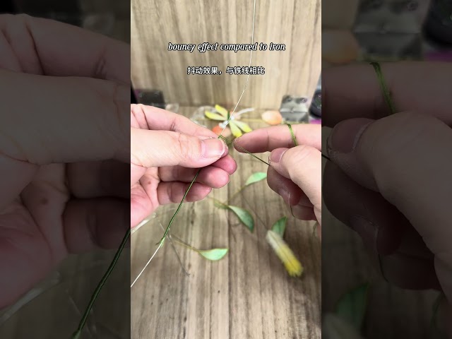 This is how we make a bouncy butterfly #diy #ronghua #silkflowers #handmade